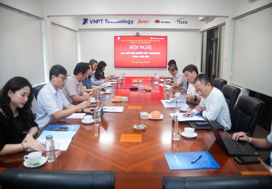 HỘI NGHỊ BAN CHẤP HÀNH ĐẢNG BỘ VNPT TECHNOLOGY THÁNG 8/2025