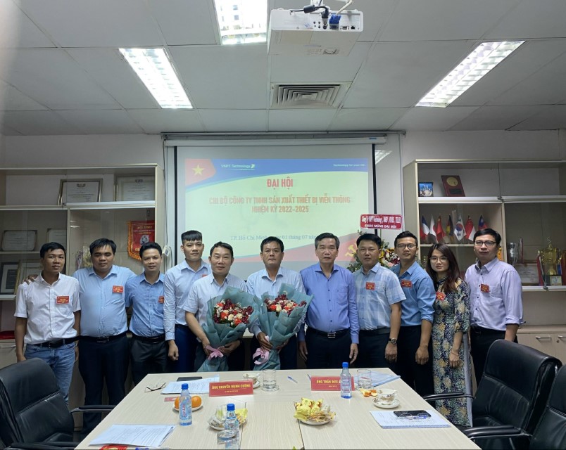 ĐẠI HỘI CHI BỘ CÔNG TY TELEQ NHIỆM KỲ 2022-2025