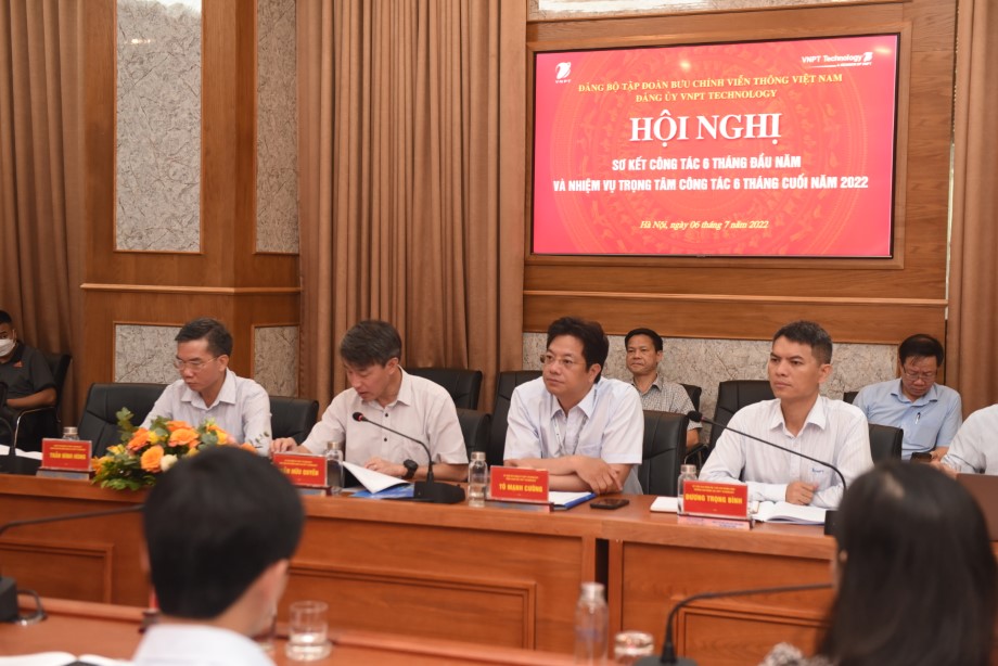 HỘI NGHỊ SƠ KẾT CÔNG TÁC ĐẢNG 6 THÁNG ĐẦU NĂM 2022