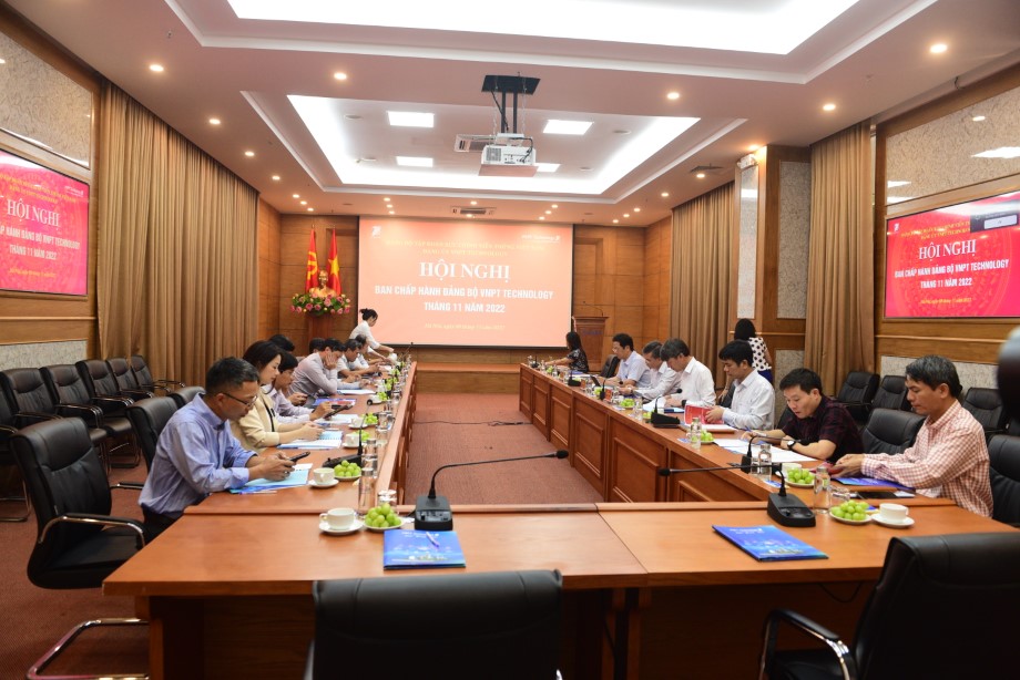 HỘI NGHỊ BCH ĐẢNG BỘ VNPT TECHNOLOGY (MỞ RỘNG) THÁNG 11/2022