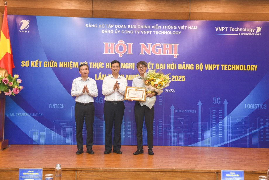 HỘI NGHỊ SƠ KẾT GIỮA NHIỆM KỲ THỰC HIỆN NGHỊ QUYẾT ĐẠI HỘI ĐẢNG BỘ VNPT TECHNOLOGY LẦN THỨ II NHIỆM KỲ 2020 – 2025