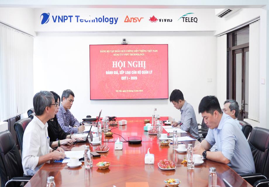 HỘI NGHỊ ĐÁNH GIÁ, XẾP LOẠI CÁN BỘ QUẢN LÝ QUÝ I NĂM 2026