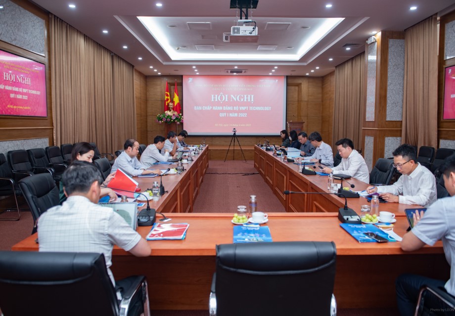 HỘI NGHỊ BAN CHẤP HÀNH ĐẢNG BỘ VNPT TECHNOLOGY QUÝ I NĂM 2022