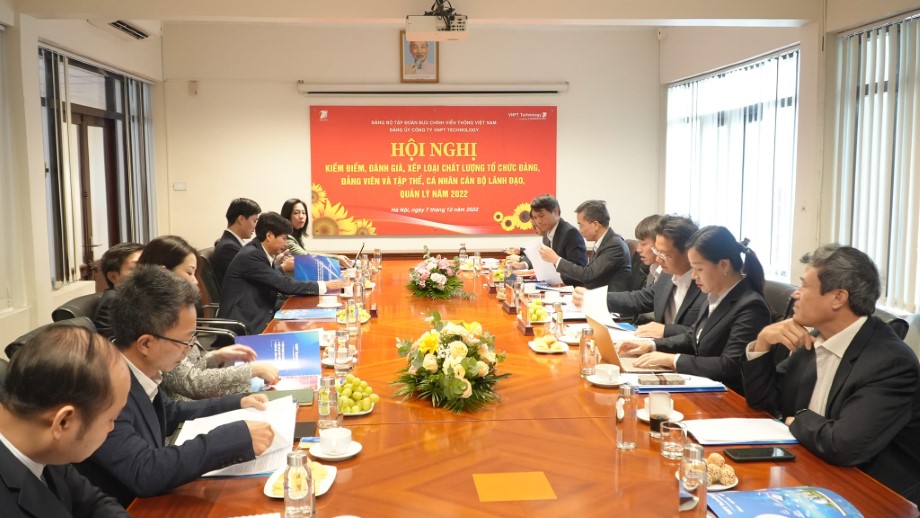 HỘI NGHỊ KIỂM ĐIỂM, ĐÁNH GIÁ, XẾP LOẠI CHẤT LƯỢNG TỔ CHỨC ĐẢNG, ĐẢNG VIÊN VÀ TẬP THỂ, CÁ NHÂN CÁN BỘ LÃNH ĐẠO, QUẢN LÝ NĂM 2022