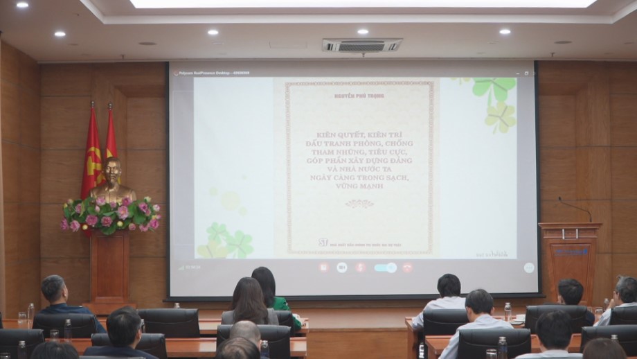 HỘI NGHỊ TRIỂN KHAI NGHIÊN CỨU HỌC TẬP, NỘI DUNG CUỐN SÁCH CỦA TỔNG BÍ THƯ NGUYỄN PHÚ TRỌNG VỀ PHÒNG, CHỐNG THAM NHŨNG, TIÊU CỰC