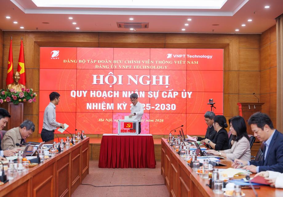 HỘI NGHỊ TRIỂN KHAI CÔNG TÁC QUY HOẠCH CẤP ỦY VNPT TECHNOLOGY NHIỆM KỲ 2025-2030